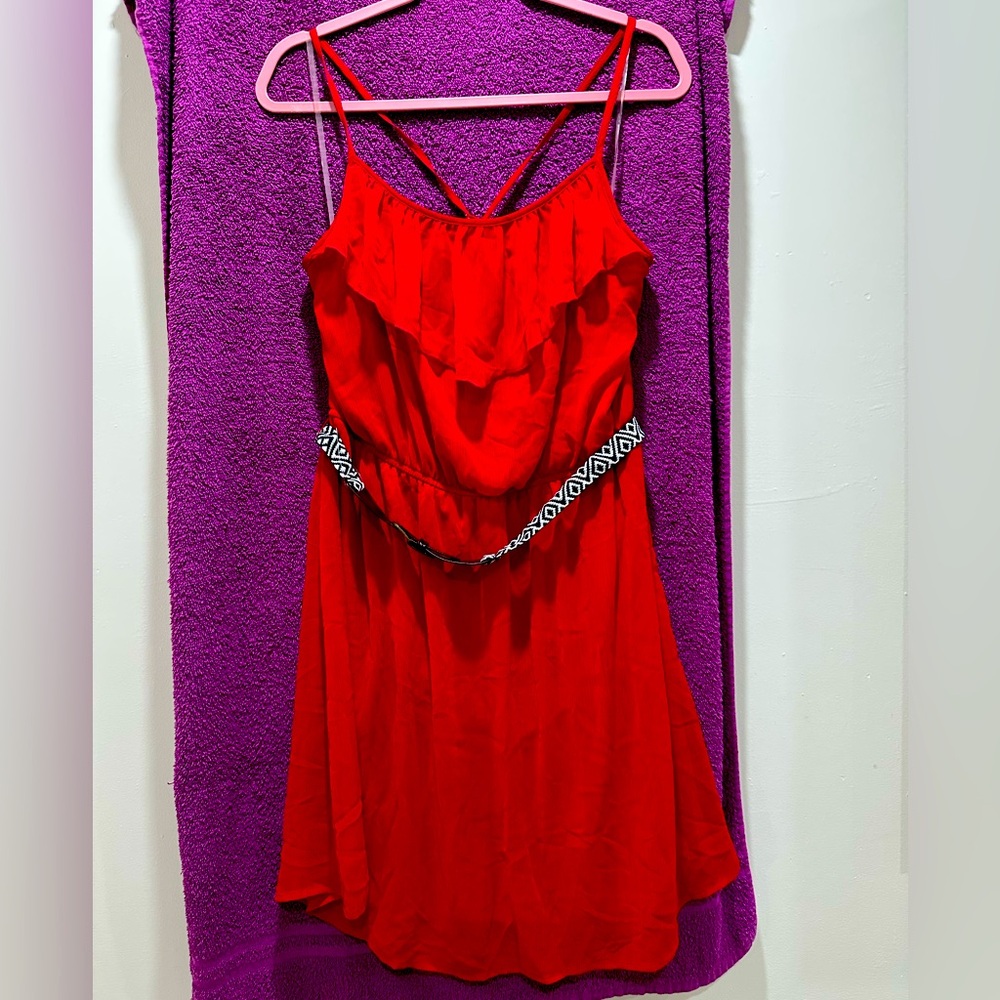 No Boundaries Vibrant Red Dress